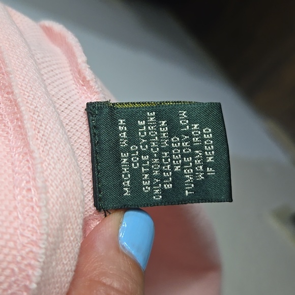 Lauren Ralph Lauren Active Pink Polo Womens Small Preppy top tennis club NVTN276 - Picture 5 of 7